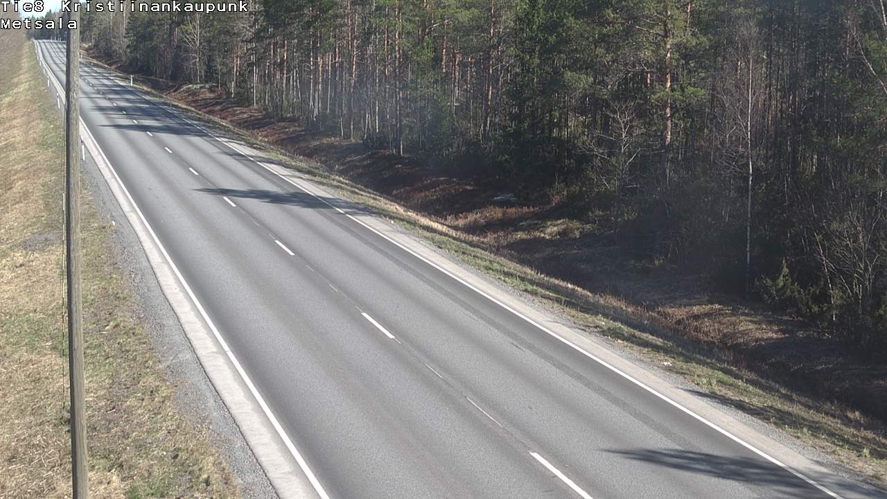 Weather Camera Image Väg 8 Kristinestad, Ömossa, Kristiinankaupunki, Pohjanmaa