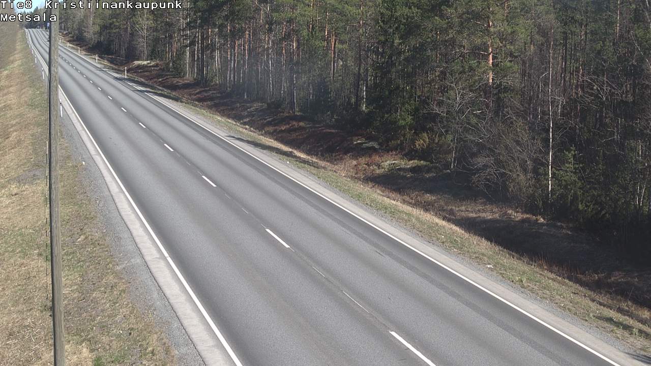 Weather Camera Image Väg 8 Kristinestad, Ömossa, Kristiinankaupunki, Pohjanmaa