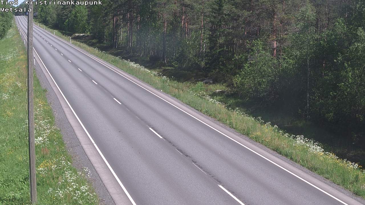 Weather Camera Image Väg 8 Kristinestad, Ömossa, Kristiinankaupunki, Pohjanmaa