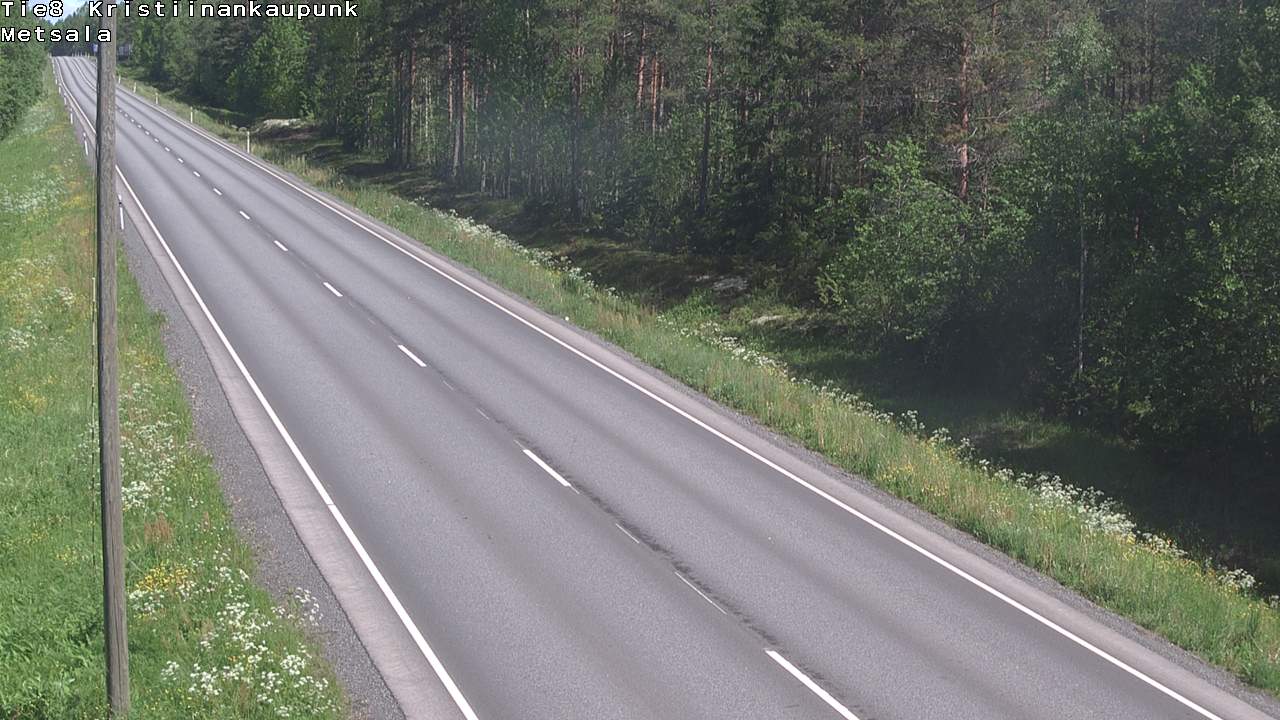 Weather Camera Image Väg 8 Kristinestad, Ömossa, Kristiinankaupunki, Pohjanmaa