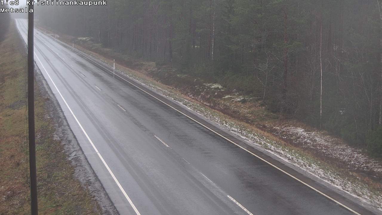 Weather Camera Image Väg 8 Kristinestad, Ömossa, Kristiinankaupunki, Pohjanmaa
