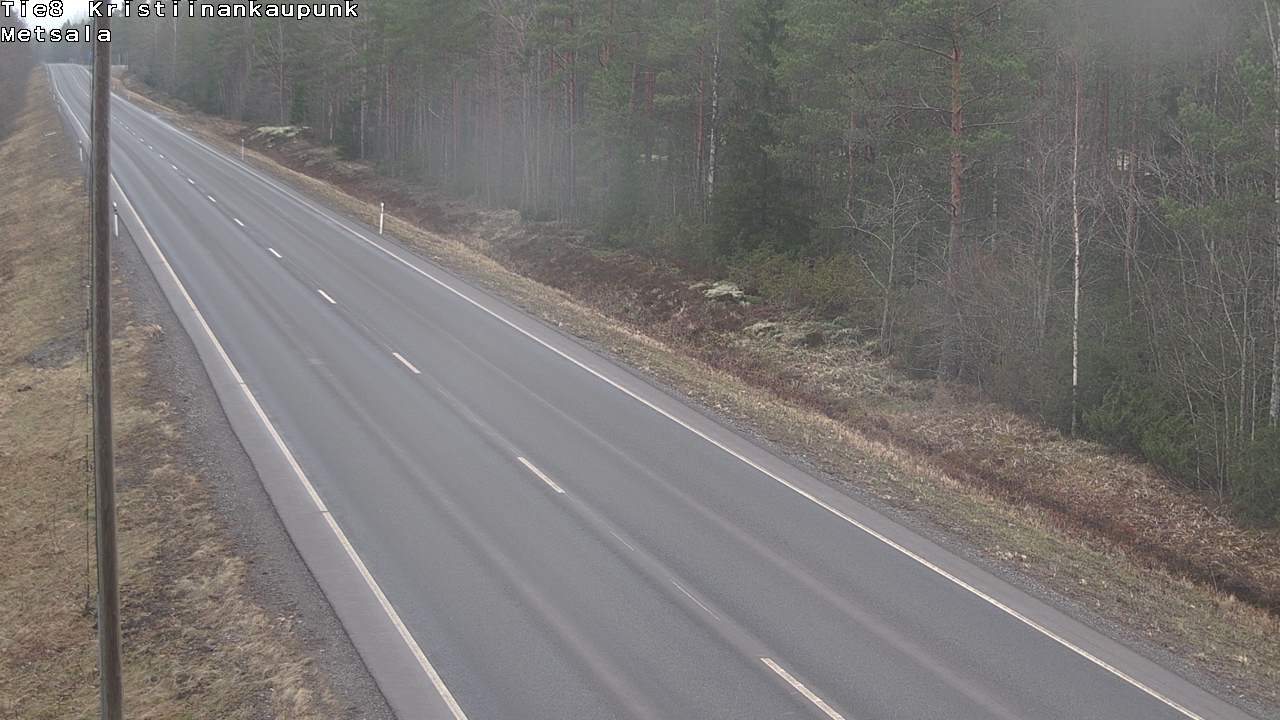 Weather Camera Image Road 8 Kristiinankaupunki Metsälä, Kristiinankaupunki, Pohjanmaa