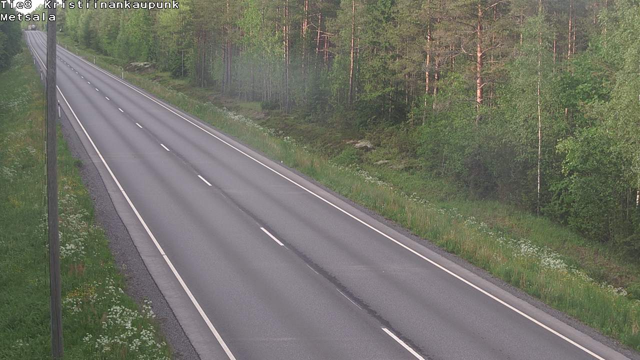 Kelikamerat Kuva Tie 8 Kristiinankaupunki, Metsälä, Kristiinankaupunki, Pohjanmaa