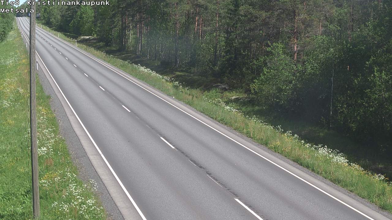 Weather Camera Image Väg 8 Kristinestad, Ömossa, Kristiinankaupunki, Pohjanmaa