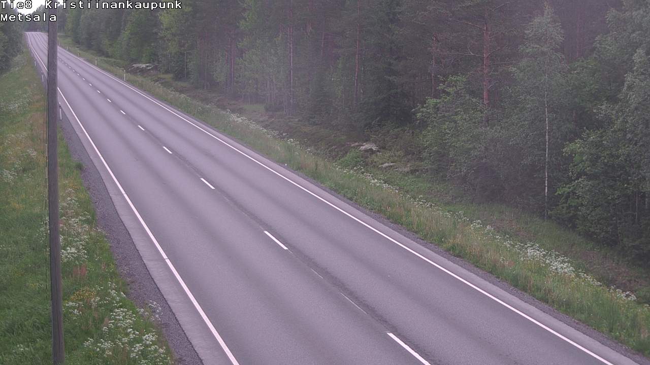 Kelikamerat Kuva Tie 8 Kristiinankaupunki, Metsälä, Kristiinankaupunki, Pohjanmaa
