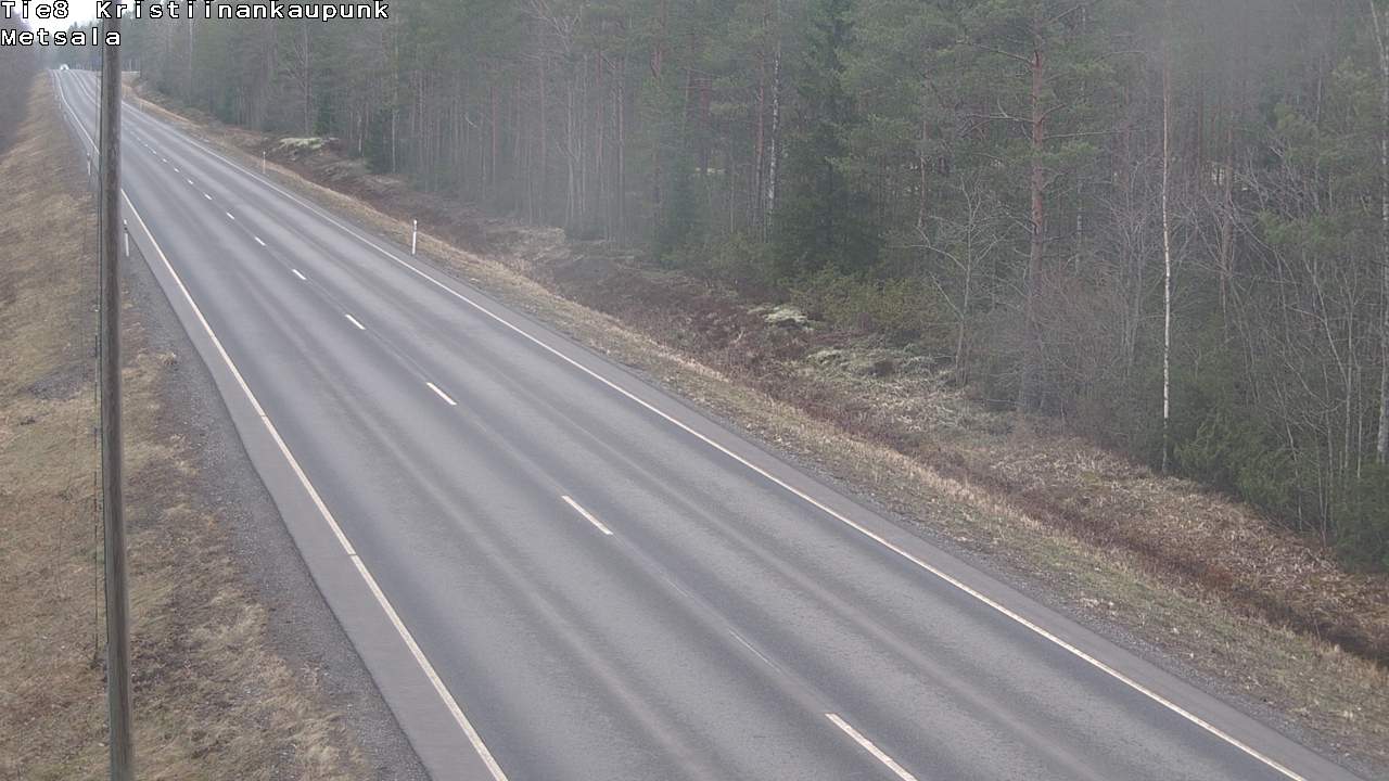 Weather Camera Image Road 8 Kristiinankaupunki Metsälä, Kristiinankaupunki, Pohjanmaa