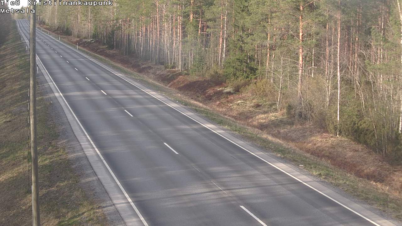 Weather Camera Image Väg 8 Kristinestad, Ömossa, Kristiinankaupunki, Pohjanmaa
