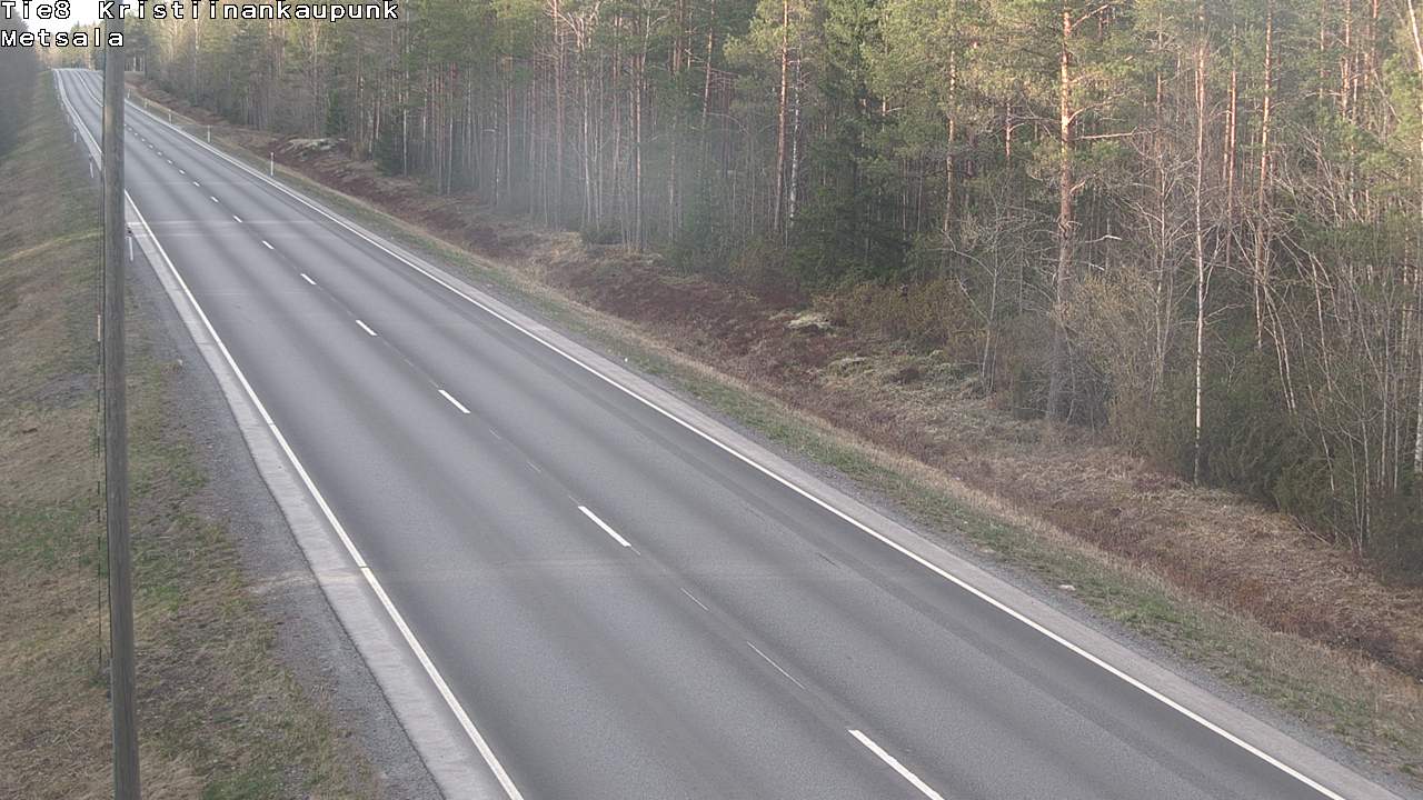 Weather Camera Image Väg 8 Kristinestad, Ömossa, Kristiinankaupunki, Pohjanmaa