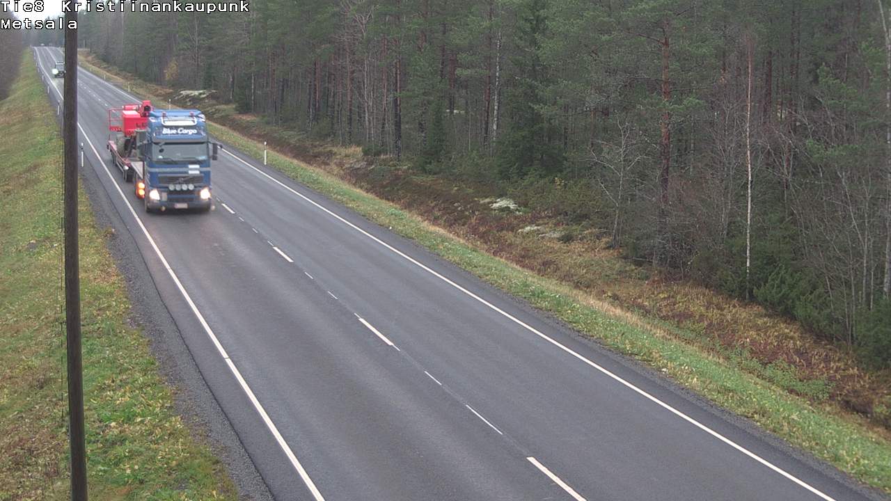 Kelikamerat Kuva Tie 8 Kristiinankaupunki, Metsälä, Kristiinankaupunki, Pohjanmaa