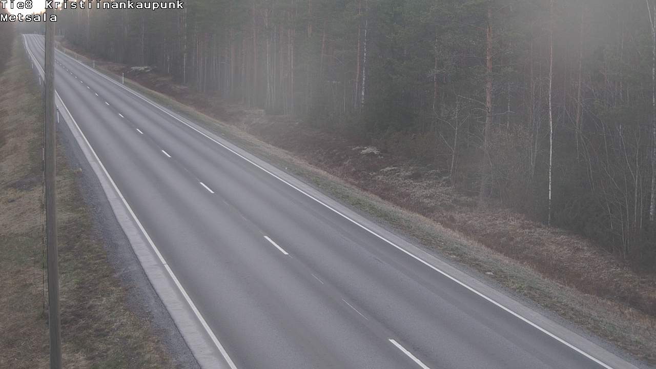 Weather Camera Image Väg 8 Kristinestad, Ömossa, Kristiinankaupunki, Pohjanmaa