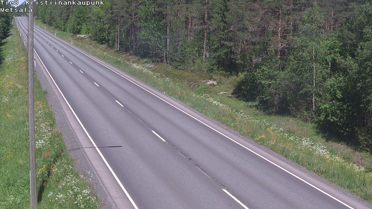 Weather Camera Image Väg 8 Kristinestad, Ömossa, Kristiinankaupunki, Pohjanmaa