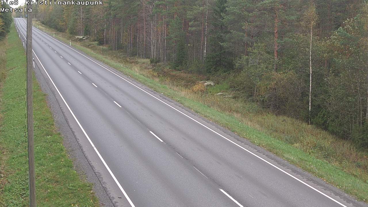 Kelikamerat Kuva Tie 8 Kristiinankaupunki, Metsälä, Kristiinankaupunki, Pohjanmaa