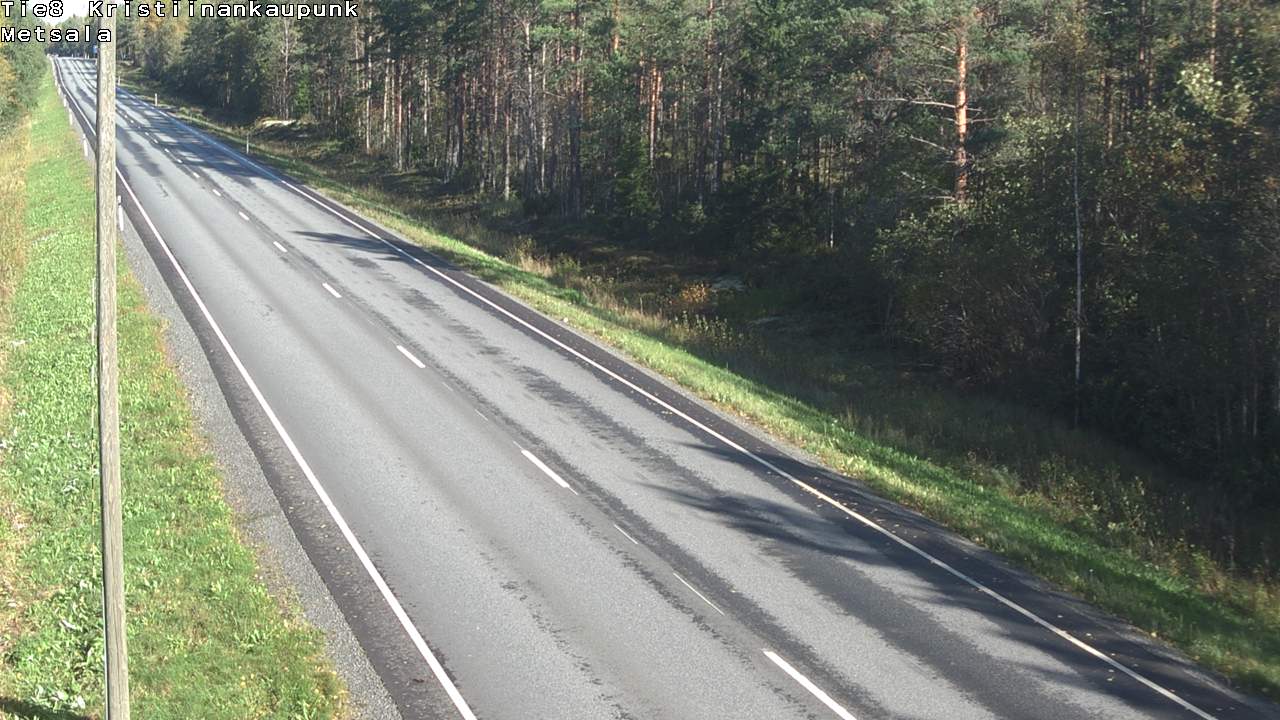 Weather Camera Image Road 8 Kristiinankaupunki Metsälä, Kristiinankaupunki, Pohjanmaa