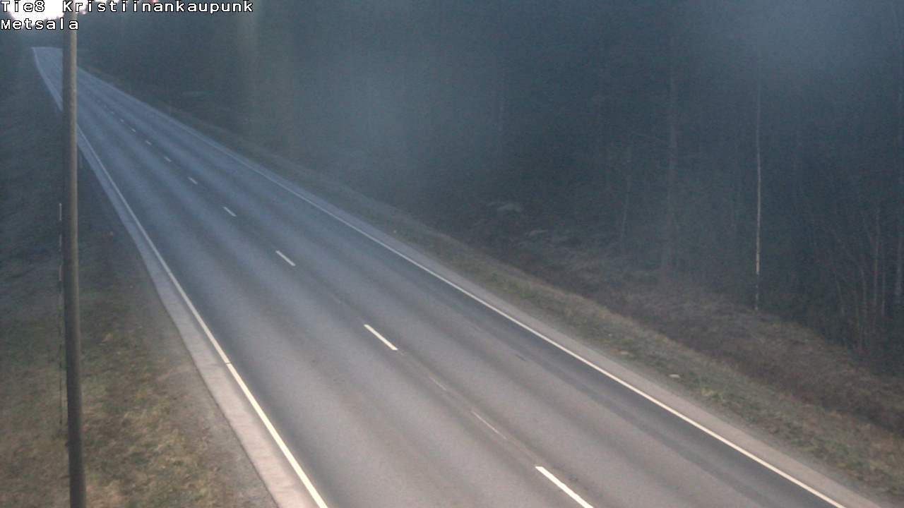 Weather Camera Image Väg 8 Kristinestad, Ömossa, Kristiinankaupunki, Pohjanmaa