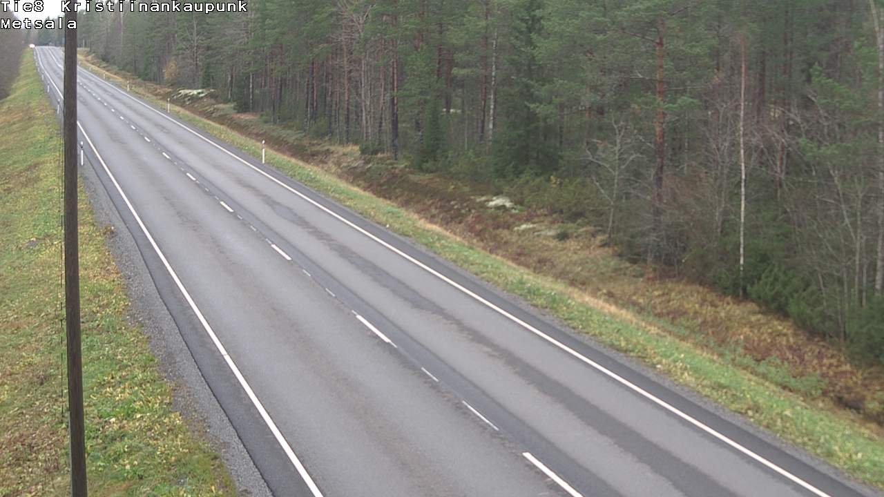 Kelikamerat Kuva Tie 8 Kristiinankaupunki, Metsälä, Kristiinankaupunki, Pohjanmaa