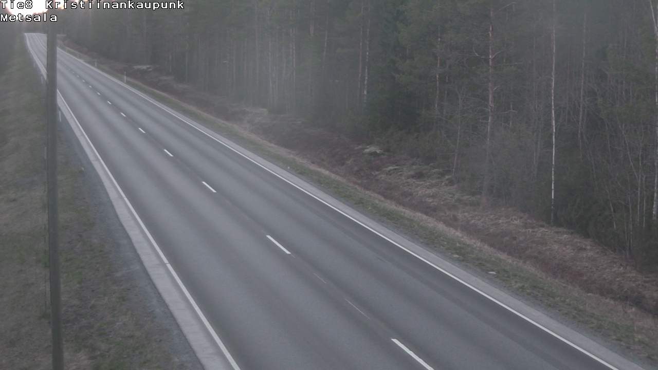 Weather Camera Image Väg 8 Kristinestad, Ömossa, Kristiinankaupunki, Pohjanmaa