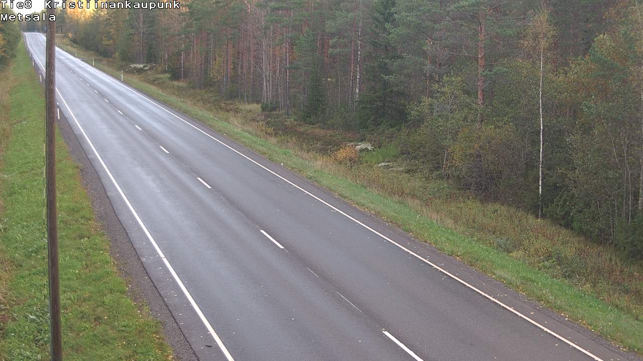 Weather Camera Image Väg 8 Kristinestad, Ömossa, Kristiinankaupunki, Pohjanmaa