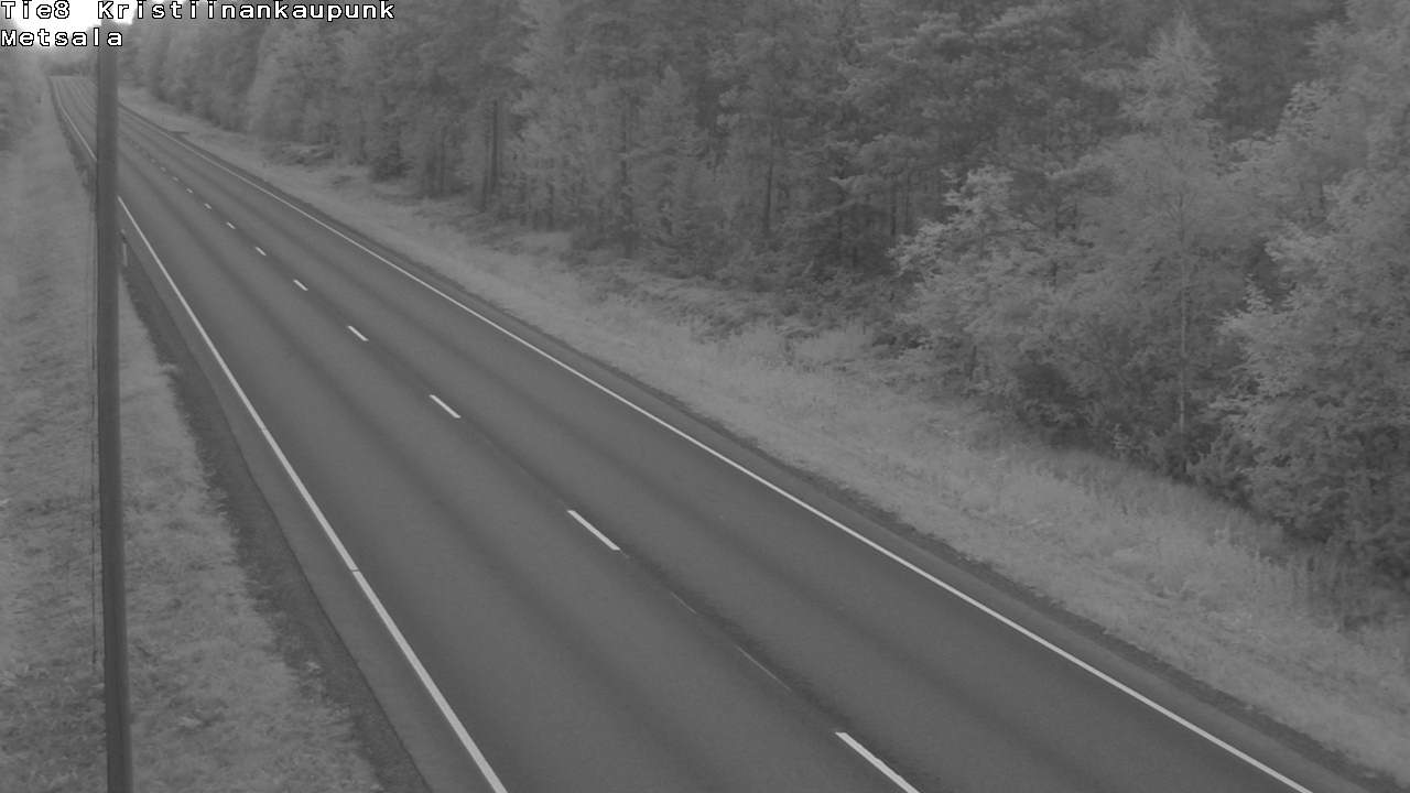 Weather Camera Image Road 8 Kristiinankaupunki Metsälä, Kristiinankaupunki, Pohjanmaa