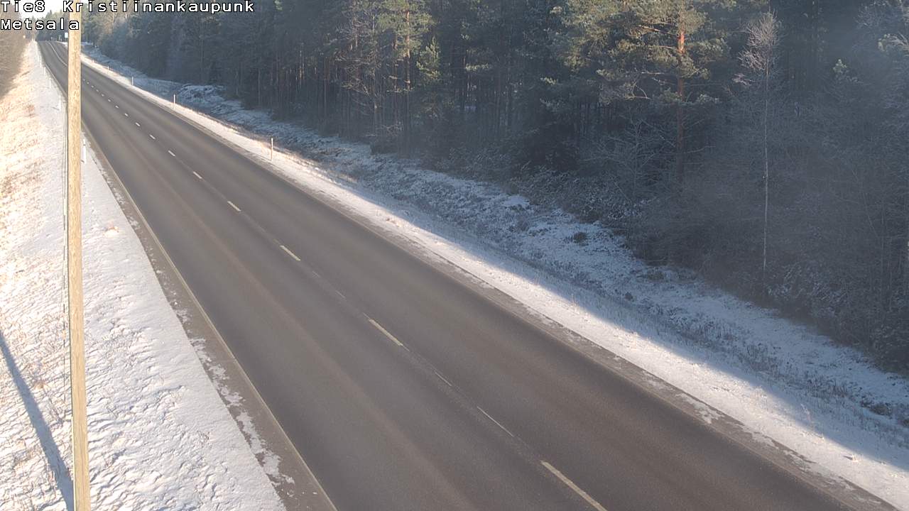 Weather Camera Image Väg 8 Kristinestad, Ömossa, Kristiinankaupunki, Pohjanmaa