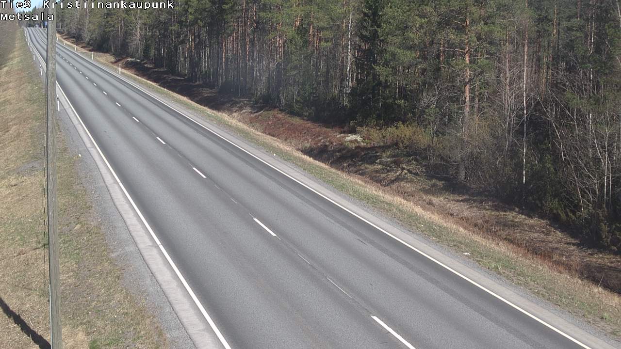 Weather Camera Image Väg 8 Kristinestad, Ömossa, Kristiinankaupunki, Pohjanmaa
