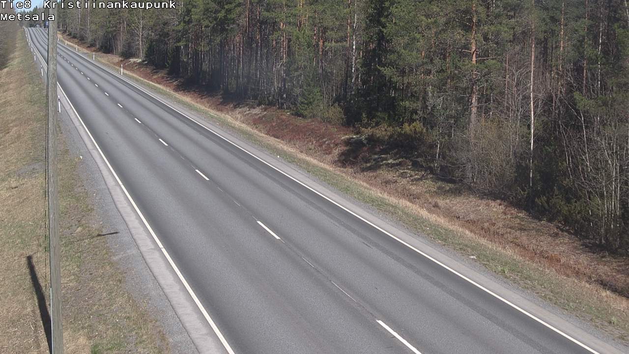 Weather Camera Image Väg 8 Kristinestad, Ömossa, Kristiinankaupunki, Pohjanmaa