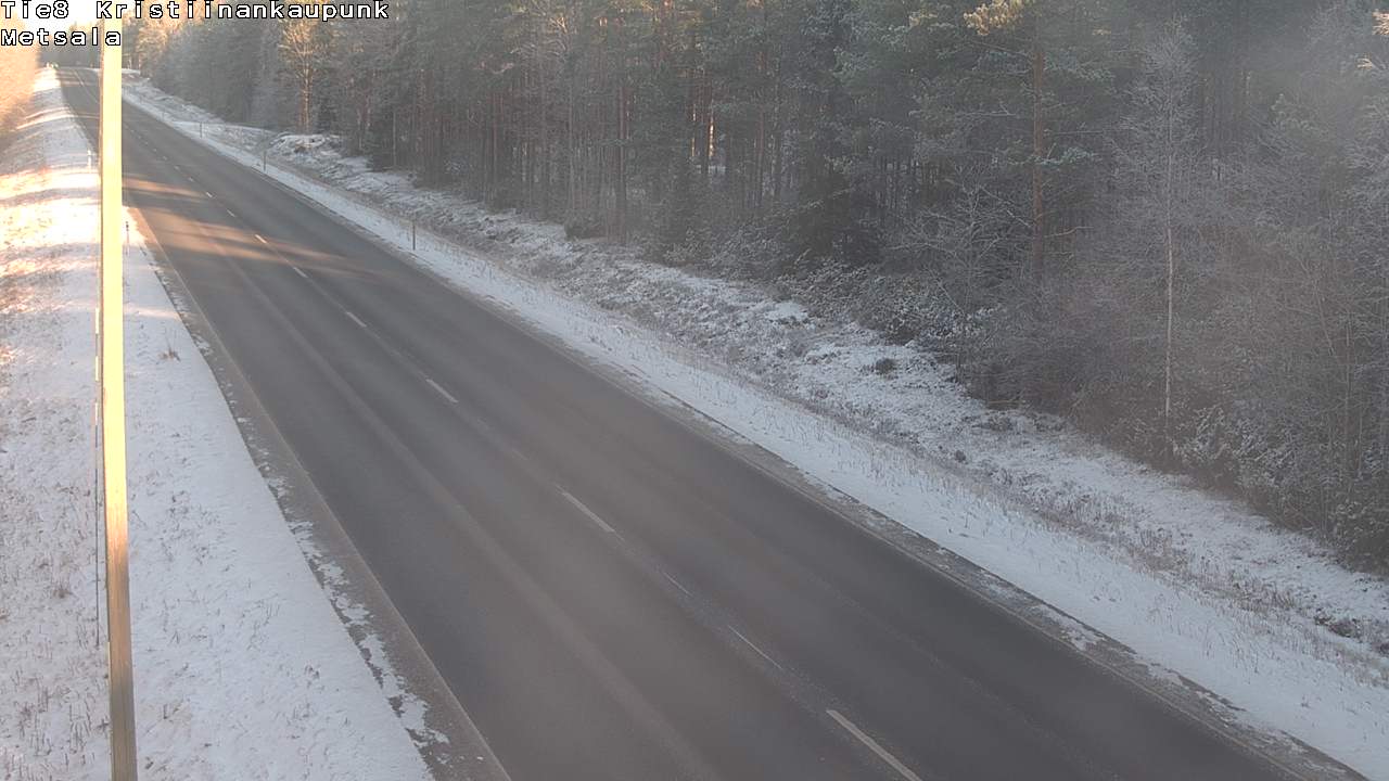 Weather Camera Image Väg 8 Kristinestad, Ömossa, Kristiinankaupunki, Pohjanmaa