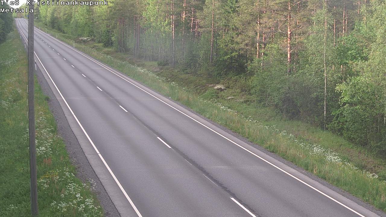 Kelikamerat Kuva Tie 8 Kristiinankaupunki, Metsälä, Kristiinankaupunki, Pohjanmaa