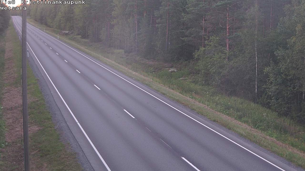 Kelikamerat Kuva Tie 8 Kristiinankaupunki, Metsälä, Kristiinankaupunki, Pohjanmaa