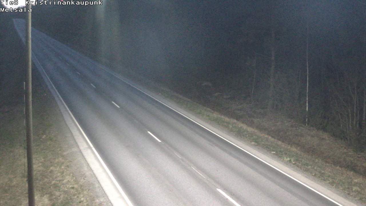 Weather Camera Image Road 8 Kristiinankaupunki Metsälä, Kristiinankaupunki, Pohjanmaa