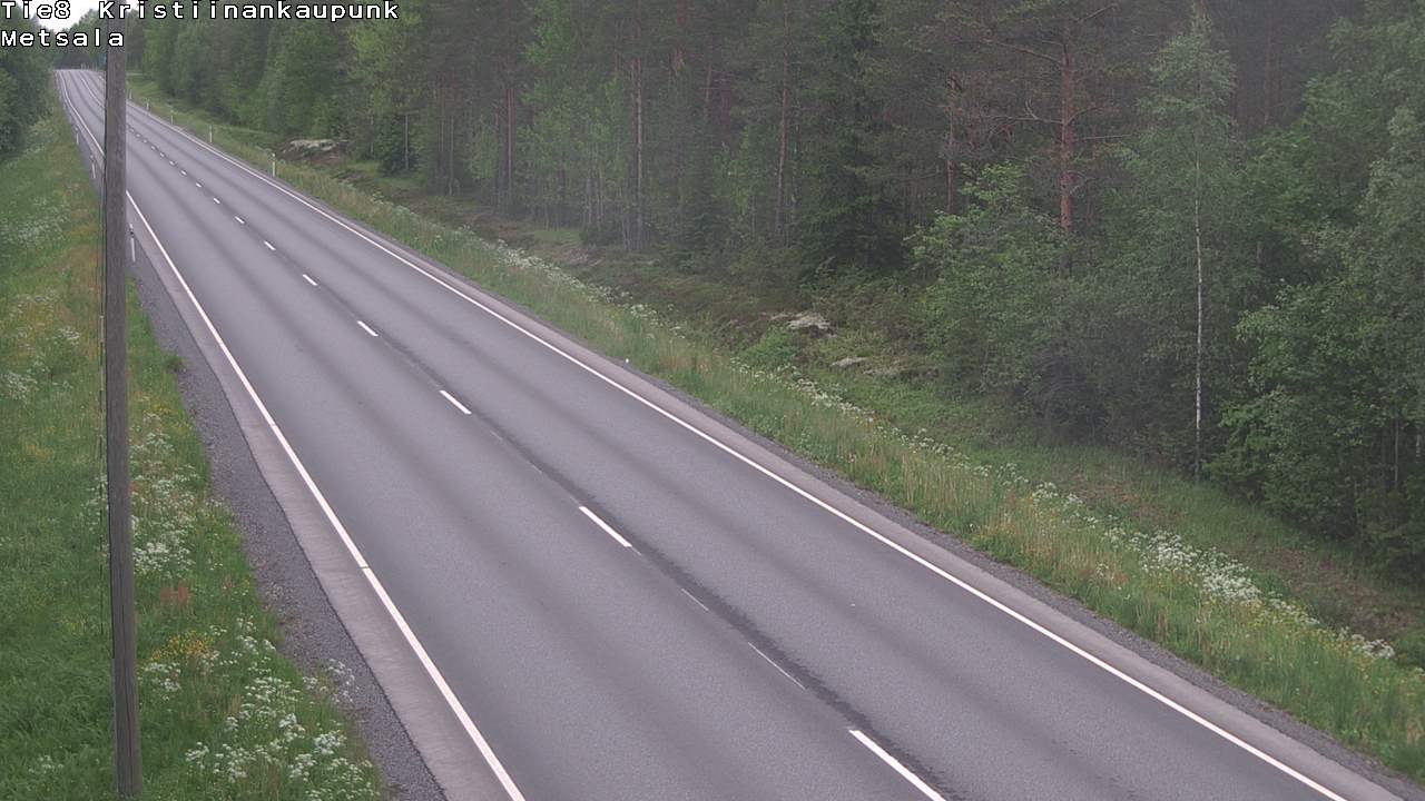Kelikamerat Kuva Tie 8 Kristiinankaupunki, Metsälä, Kristiinankaupunki, Pohjanmaa