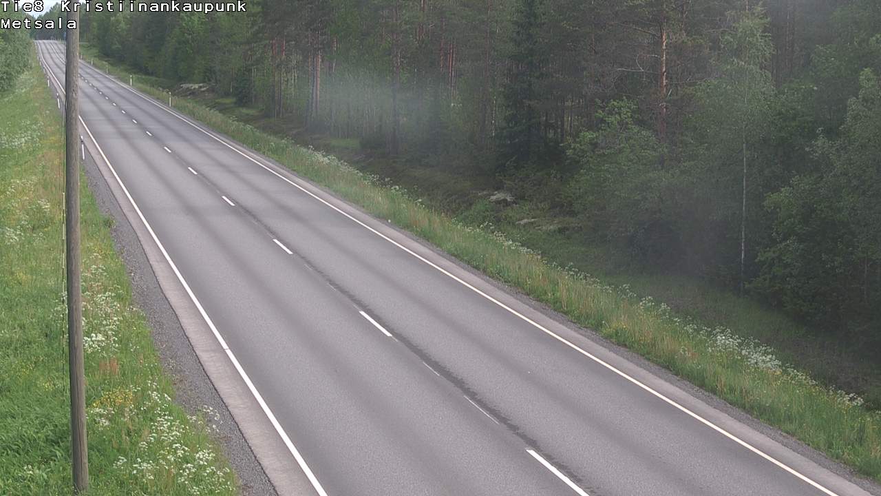 Weather Camera Image Väg 8 Kristinestad, Ömossa, Kristiinankaupunki, Pohjanmaa