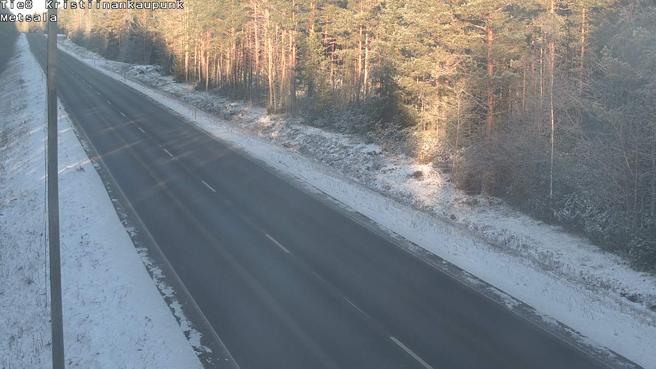 Weather Camera Image Väg 8 Kristinestad, Ömossa, Kristiinankaupunki, Pohjanmaa