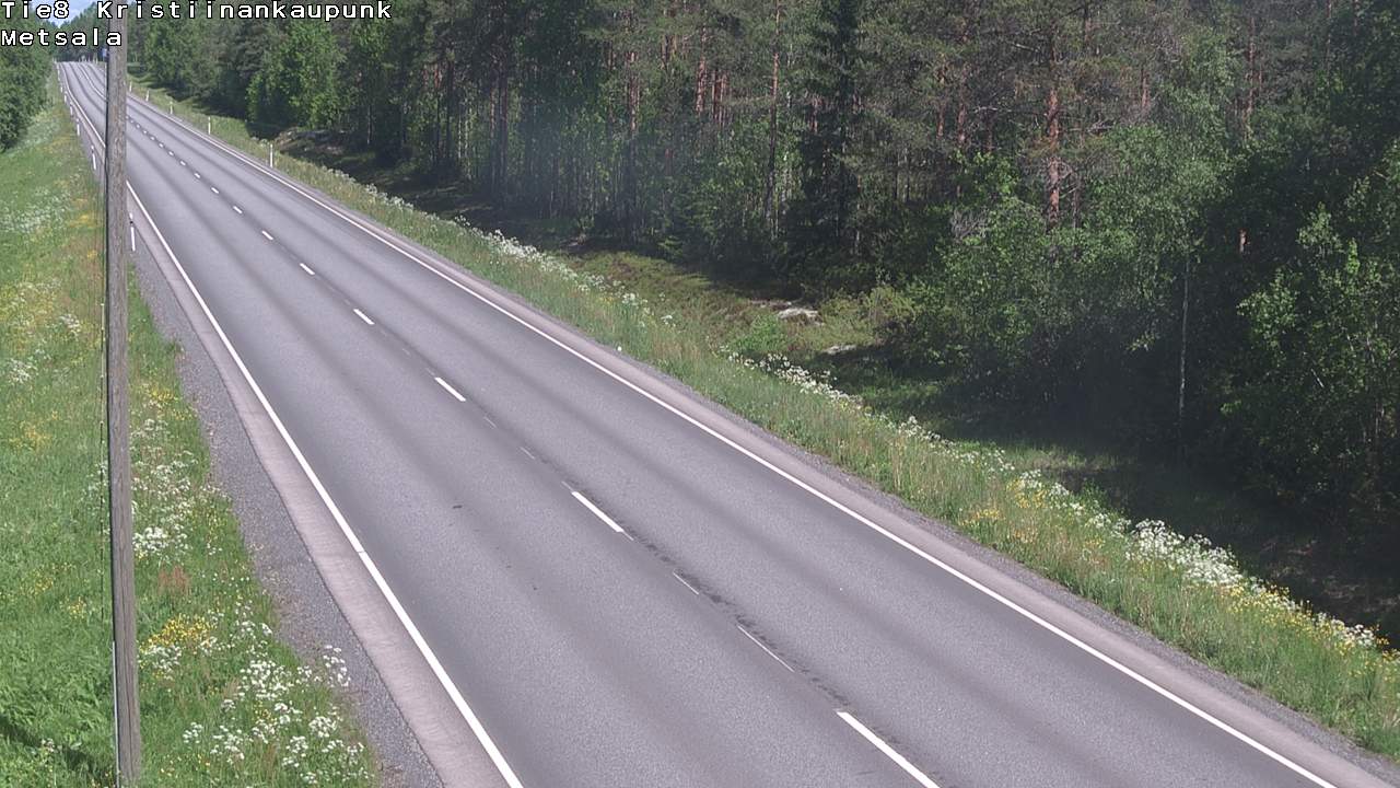 Weather Camera Image Väg 8 Kristinestad, Ömossa, Kristiinankaupunki, Pohjanmaa