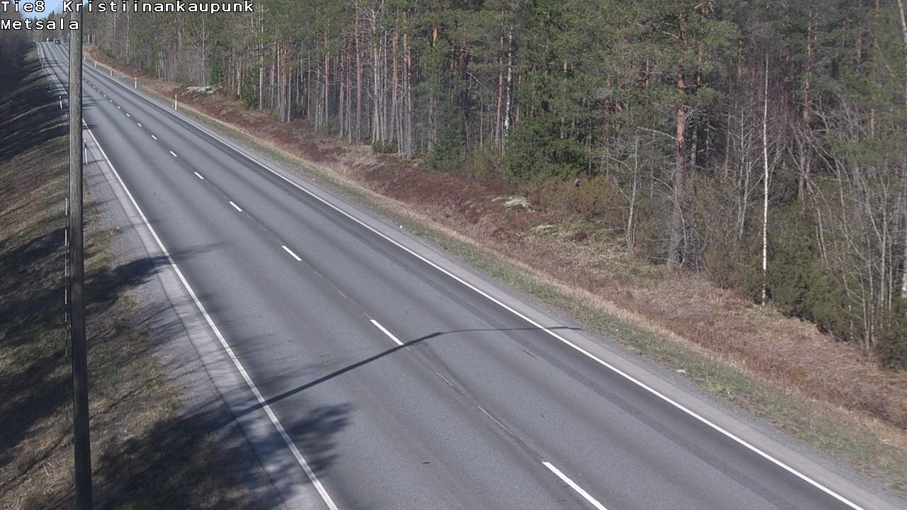 Weather Camera Image Väg 8 Kristinestad, Ömossa, Kristiinankaupunki, Pohjanmaa