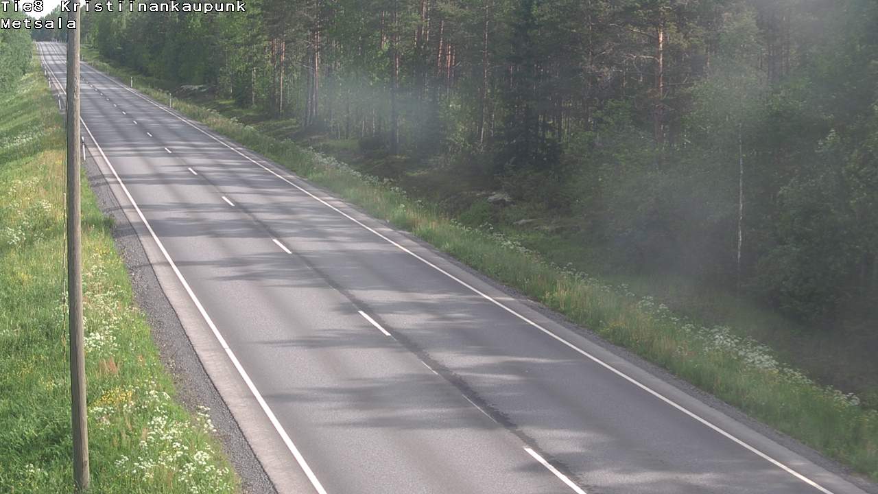 Weather Camera Image Väg 8 Kristinestad, Ömossa, Kristiinankaupunki, Pohjanmaa