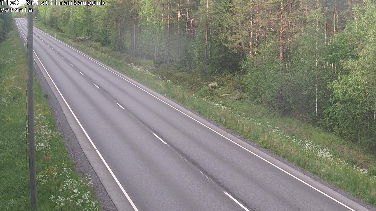 Kelikamerat Kuva Tie 8 Kristiinankaupunki, Metsälä, Kristiinankaupunki, Pohjanmaa
