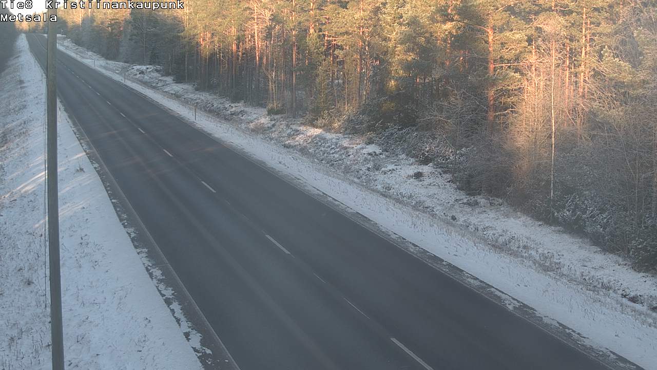 Weather Camera Image Väg 8 Kristinestad, Ömossa, Kristiinankaupunki, Pohjanmaa