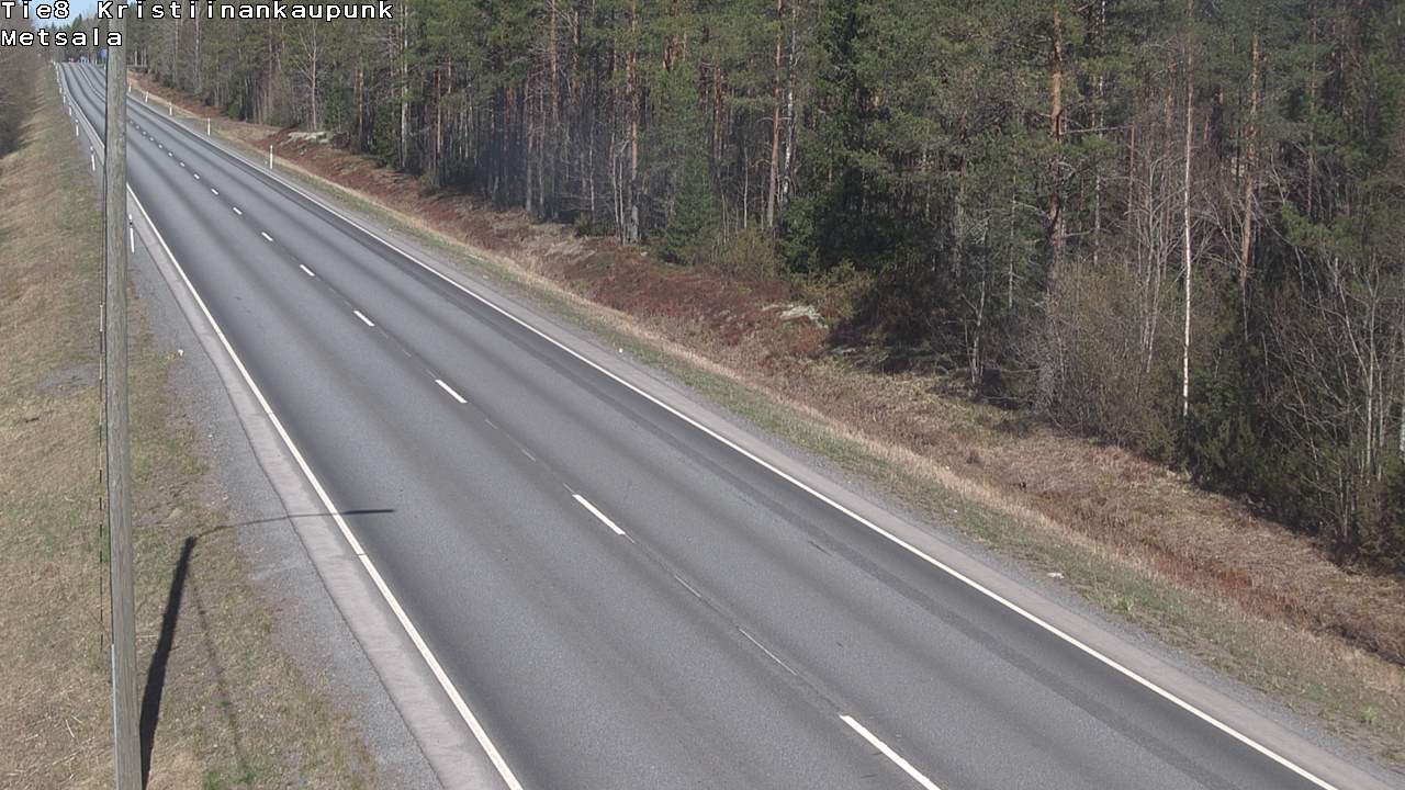 Weather Camera Image Väg 8 Kristinestad, Ömossa, Kristiinankaupunki, Pohjanmaa