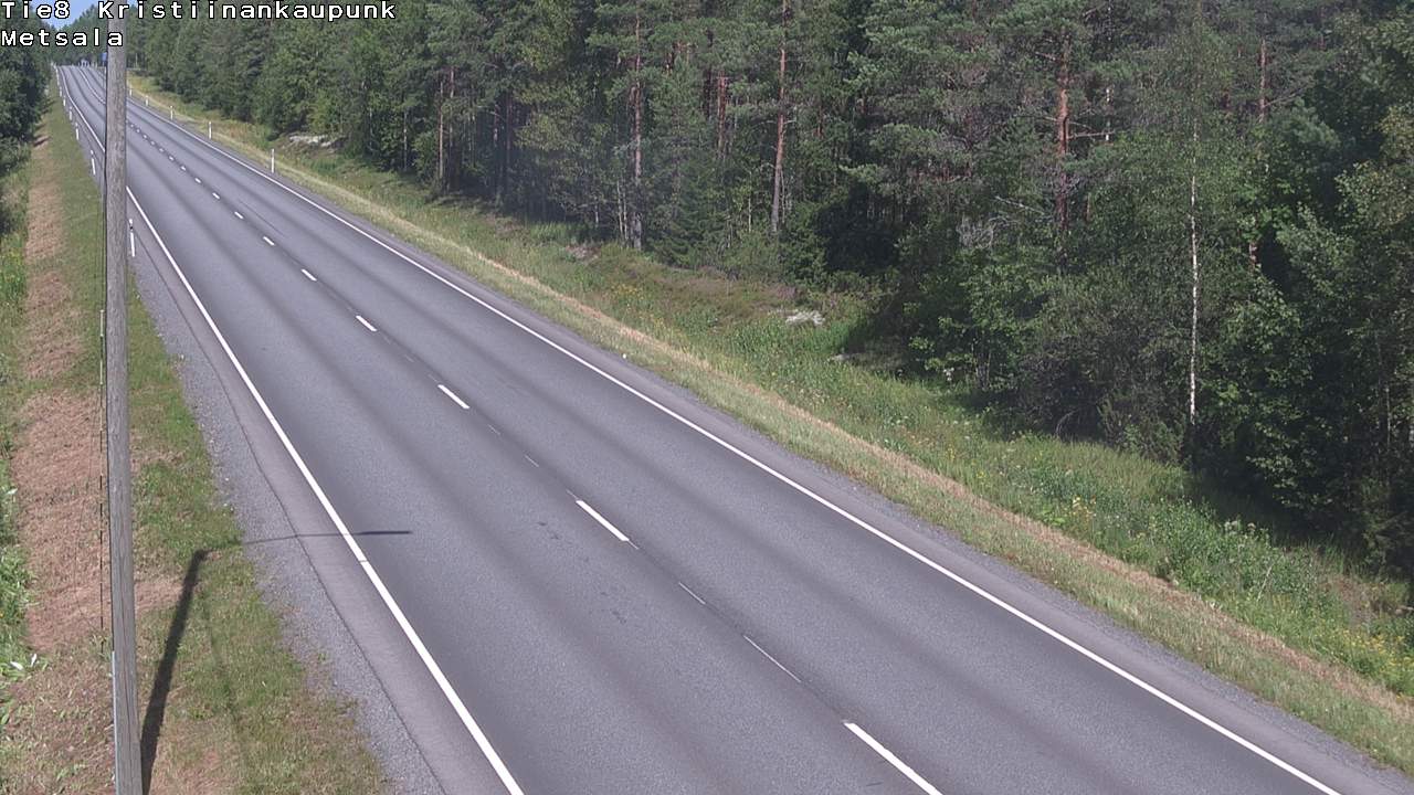Kelikamerat Kuva Tie 8 Kristiinankaupunki, Metsälä, Kristiinankaupunki, Pohjanmaa