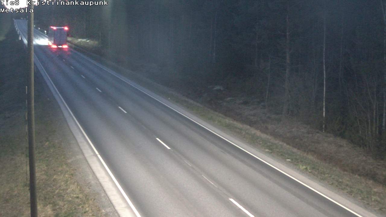 Weather Camera Image Väg 8 Kristinestad, Ömossa, Kristiinankaupunki, Pohjanmaa