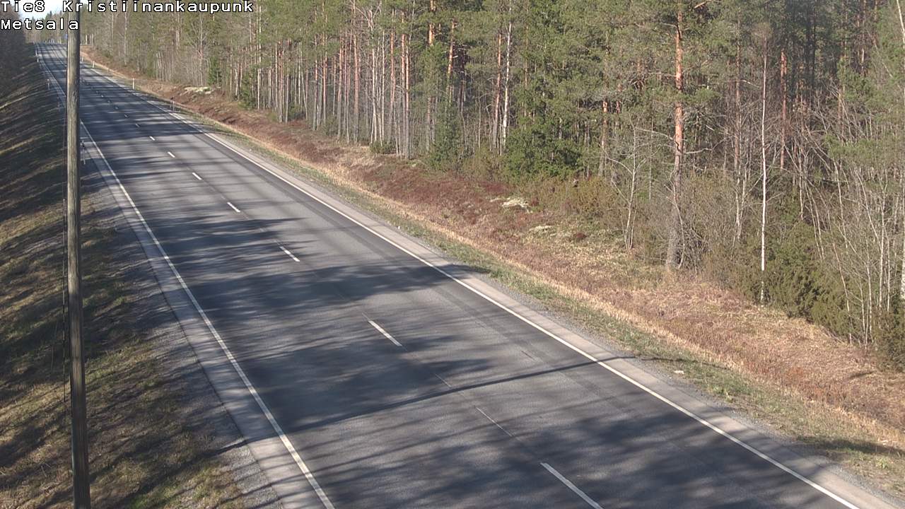 Weather Camera Image Väg 8 Kristinestad, Ömossa, Kristiinankaupunki, Pohjanmaa