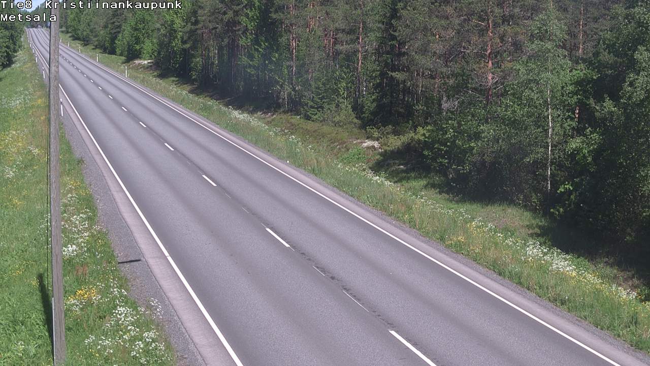 Weather Camera Image Väg 8 Kristinestad, Ömossa, Kristiinankaupunki, Pohjanmaa