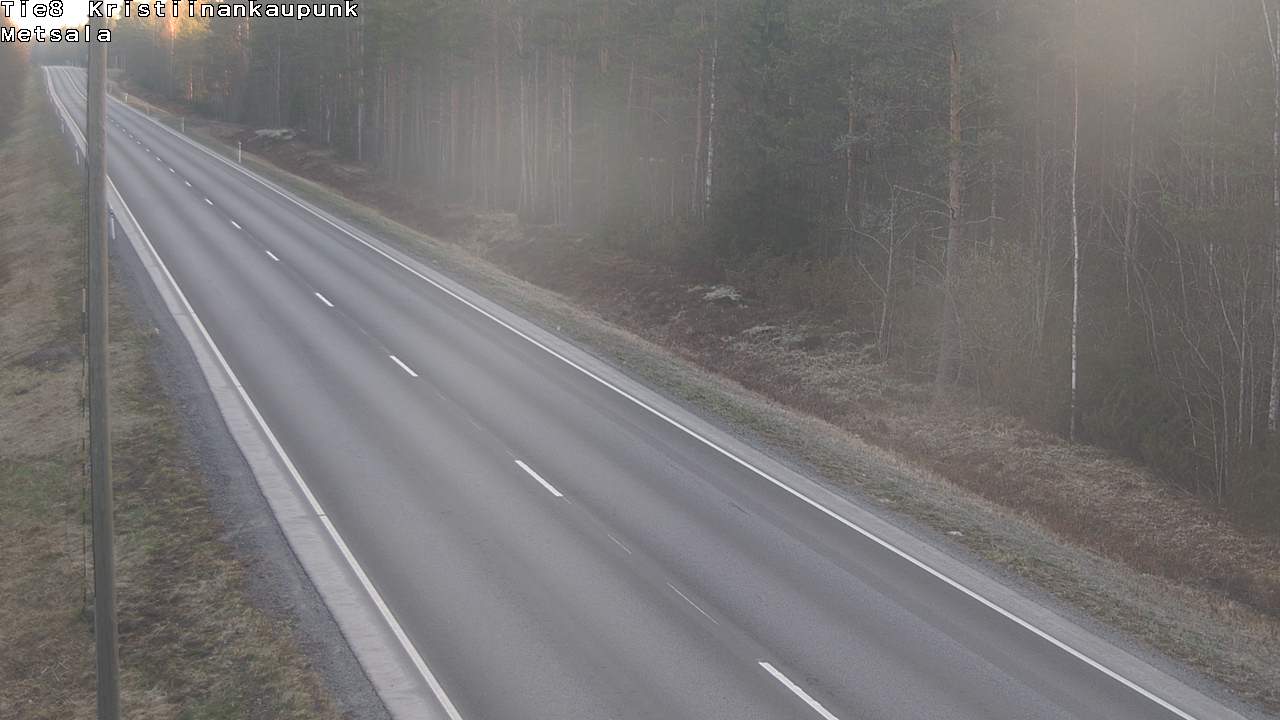 Weather Camera Image Väg 8 Kristinestad, Ömossa, Kristiinankaupunki, Pohjanmaa