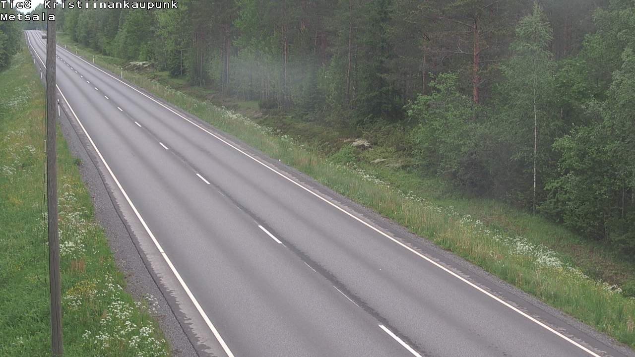 Kelikamerat Kuva Tie 8 Kristiinankaupunki, Metsälä, Kristiinankaupunki, Pohjanmaa