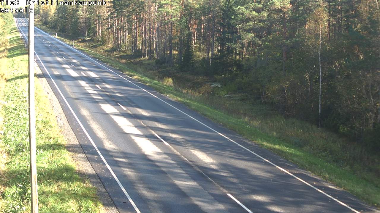 Weather Camera Image Road 8 Kristiinankaupunki Metsälä, Kristiinankaupunki, Pohjanmaa