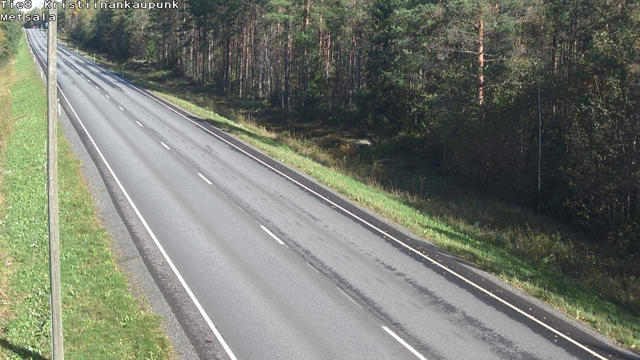 Weather Camera Image Road 8 Kristiinankaupunki Metsälä, Kristiinankaupunki, Pohjanmaa