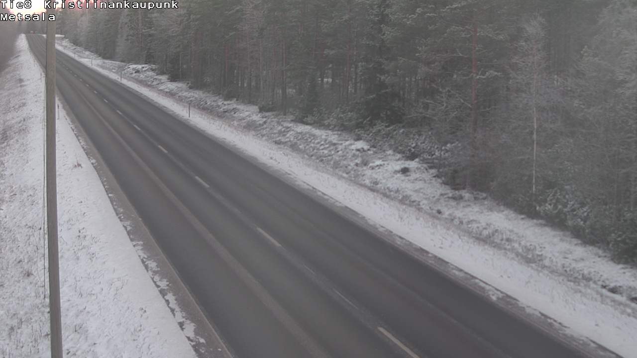 Weather Camera Image Väg 8 Kristinestad, Ömossa, Kristiinankaupunki, Pohjanmaa