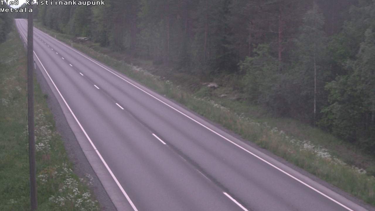 Kelikamerat Kuva Tie 8 Kristiinankaupunki, Metsälä, Kristiinankaupunki, Pohjanmaa