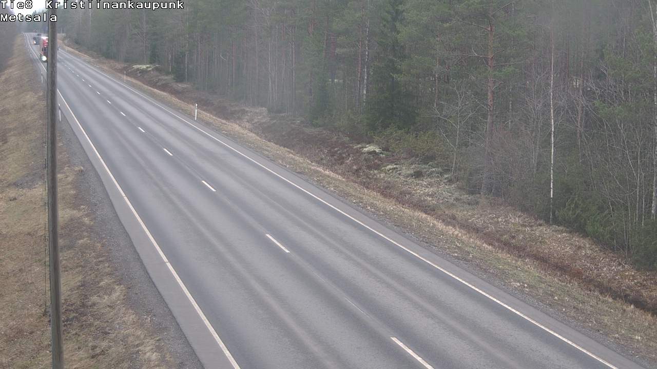 Weather Camera Image Road 8 Kristiinankaupunki Metsälä, Kristiinankaupunki, Pohjanmaa