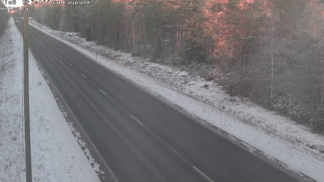 Weather Camera Image Väg 8 Kristinestad, Ömossa, Kristiinankaupunki, Pohjanmaa
